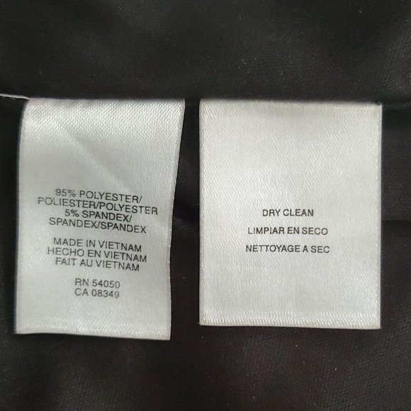 Evan-Picone Women's Classic Black Cap Sleeves Drape Neckline Cocktail Dress Sz 8 - Picture 8 of 13